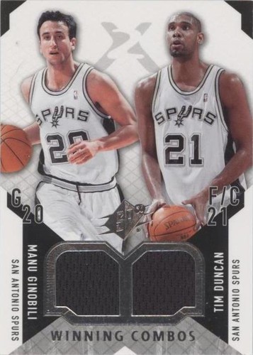 2004-05 SPx - Manu Ginobili/Tim Duncan #WC-GD
