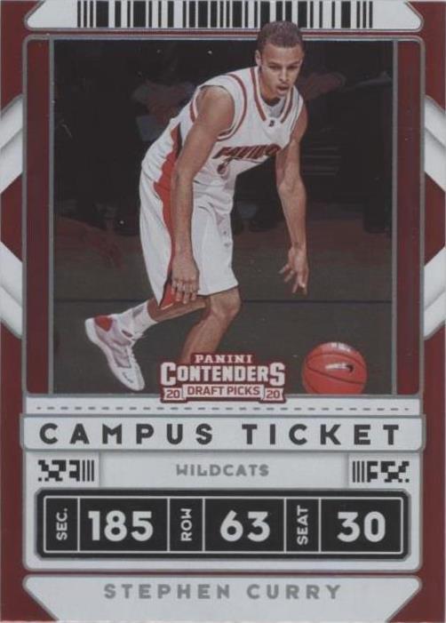 Selecciones del draft Panini Contenders 2020-21 - Stephen Curry #1