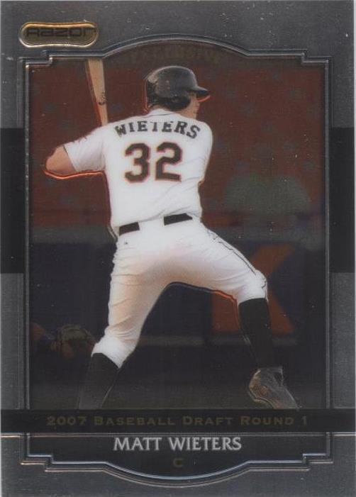 Razor Signature Series 2008 metal - Matt Wieters #BA-MW