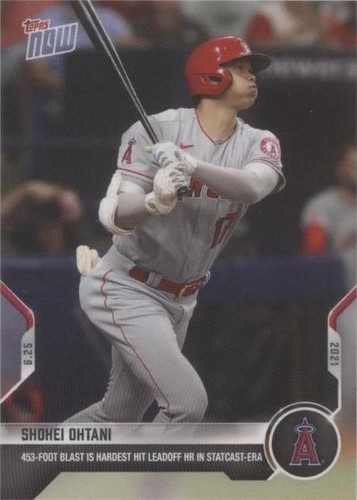 Shohei Ohtani 2021 MLB TOPPS NOW Card 457 First player in