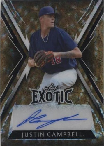 2023 Leaf Exotic - Justin Campbell #BA-JC4