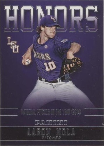 2015 Panini LSU Tigers - Aaron Nola #AN-LSU