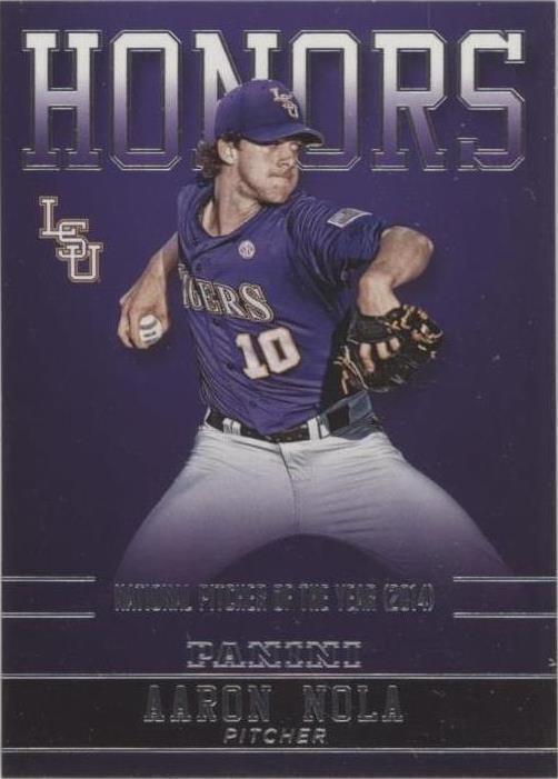 2015 Panini LSU Tigers - Aaron Nola #AN-LSU