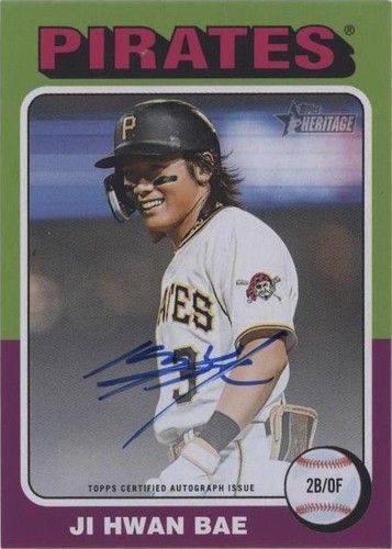 2024 Topps Heritage - Ji Hwan Bae #ROA-JB