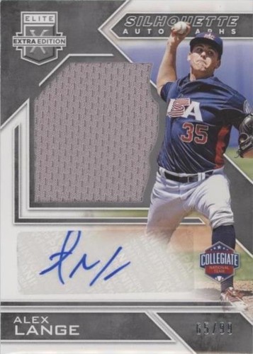 2016 Panini Elite Extra Edition - Alex Lange #USA-AL
