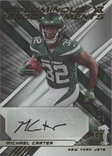 2021 Panini XR Michael Carter #LUM-MCA
