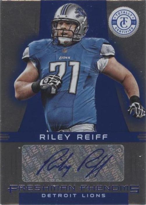 2012 Totally Certified Riley Reiff #162