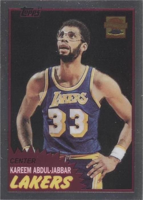 2001-02 Topps Chrome - Kareem Abdul-Jabbar #13