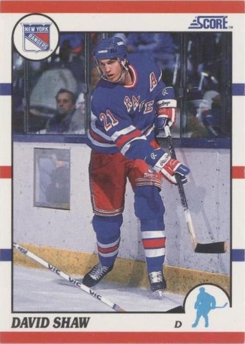 1990-91 Score - David Shaw #98
