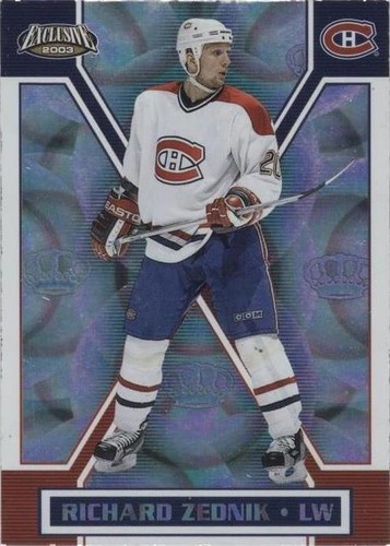 2002-03 Pacific Exclusive - Richard Zednik #95
