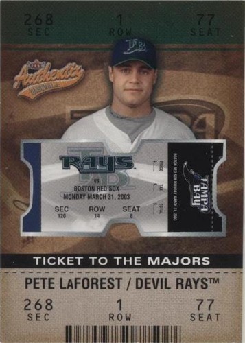 2003 Fleer Authentix - Pete Laforest #118
