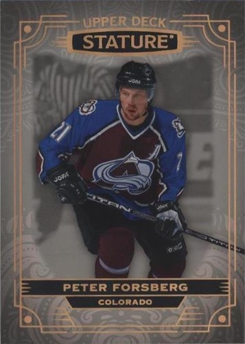 2022-23 Upper Deck Stature - Peter Forsberg #8