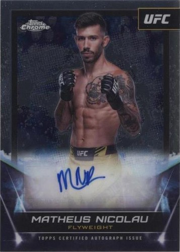 2024 Topps Chrome UFC - Matheus Nicolau #FNA-MNI