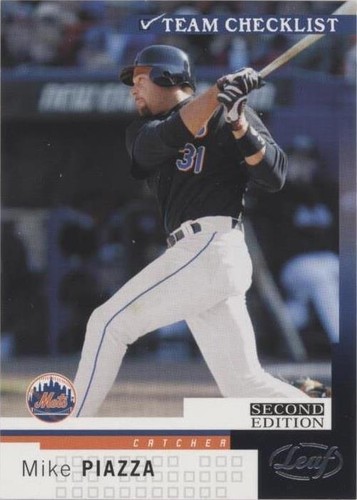 2004 Leaf Second Edition - Mike Piazza #296