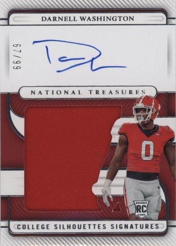 2023 Panini National Treasures Collegiate Darnell Washington #CSS-DW