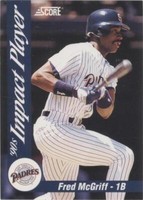1992 Score - Fred McGriff #56