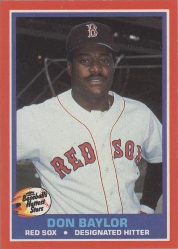 1987 Fleer Baseball's Hottest Stars - Don Baylor #4