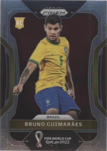 2022 Panini National Treasures World Cup Bruno Guimaraes Rookie RC 