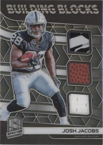 2019 Panini Spectra Josh Jacobs #BB8
