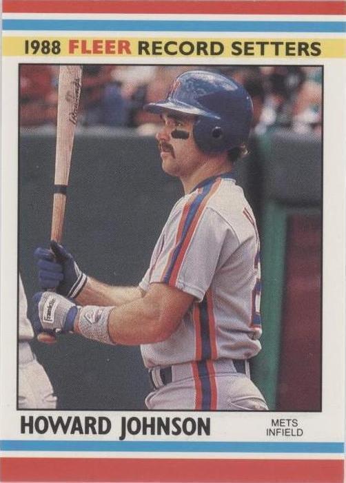 Fleer Baseball Record Setters 1988 - Howard Johnson #20