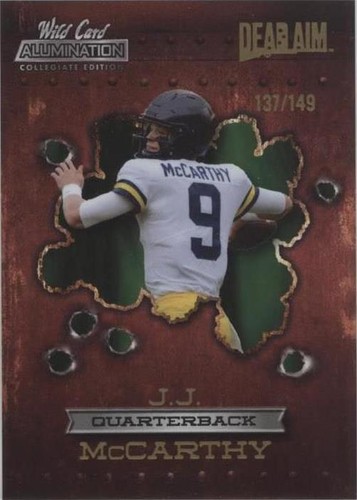 2021 Wild Card Alumination NIL Collegiate Edition J.J. McCarthy #ANDA-15