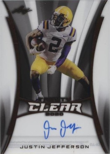 2020 Leaf Trinity Justin Jefferson #CA-JJ3