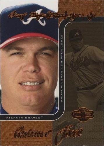 2006 Topps Co-Signers - Andruw Jones Chipper Jones #59-A