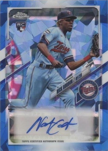 2021 Topps Chrome Update Series Sapphire Edition - Nick Gordon #RA-NGO