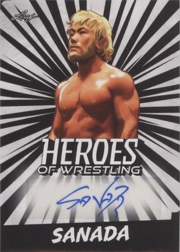 2023 Leaf Heroes of Wrestling - Sanada #BA-S2