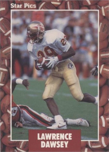 1991 Star Pics Lawrence Dawsey #26