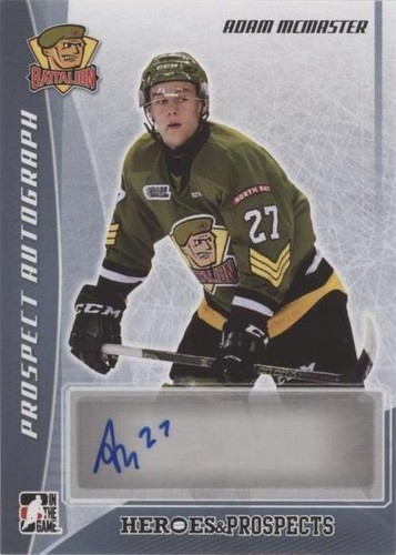 2016-17 Leaf In the Game Heroes & Prospects - Adam Mcmaster #PA-AM1