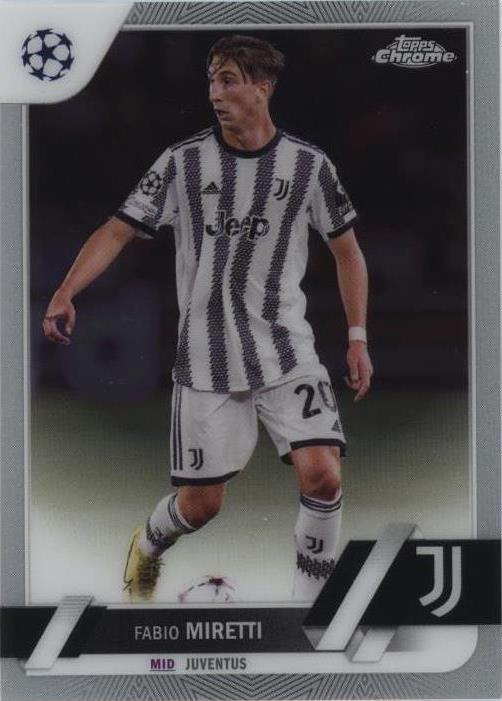 2022-23 Topps Chrome UEFA Club Competitions Fabio Miretti #116