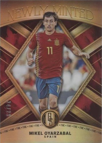Mikel Oyarzabal 2022 Panini Prizm World Cup Choice Zebra