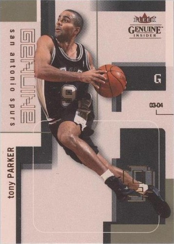 2003-04 Fleer Genuine Insider - Tony Parker #68