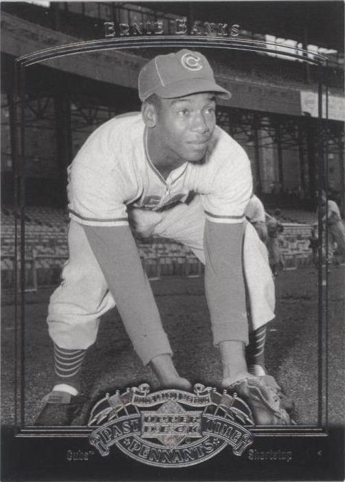 2005 Upper Deck Past Time Pennants - Ernie Banks #27