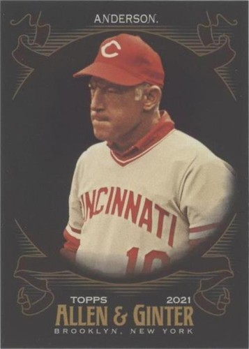 2021 Topps Allen & Ginter's X - Sparky Anderson #337