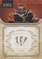 2011 Playoff National Treasures Cedric Benson #30