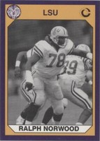 1990 Collegiate Collection LSU Tigers Ralph Norwood #173