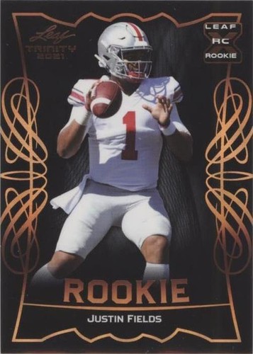 2021 Leaf Trinity Box Black Justin Fields #RB-09