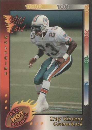 1992 Wild Card Troy Vincent #30