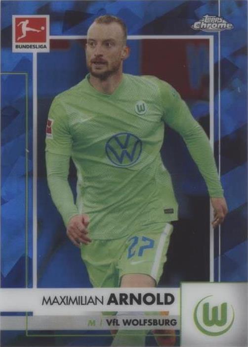 2020-21 Topps Chrome Bundesliga Sapphire Edition Maximilian Arnold #95