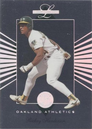 2004 Leaf Limited Player Threads Rickey Henderson Game Worn Pants 
