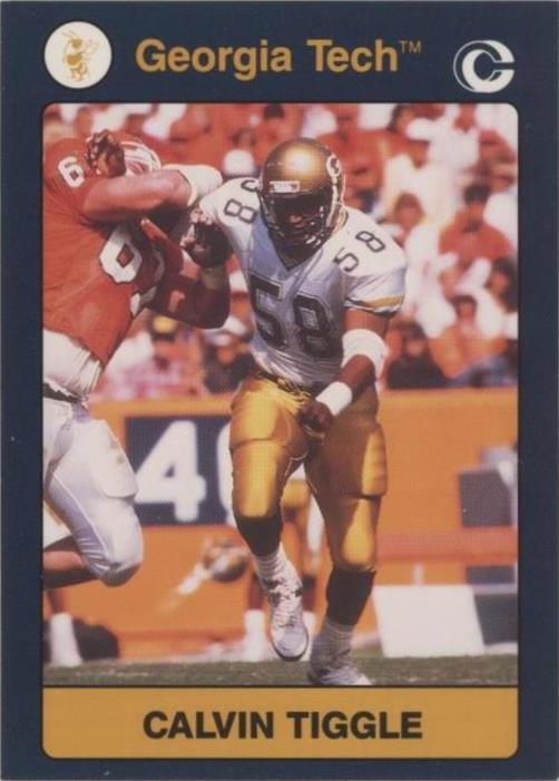 1991 Collegiate Collection Calvin Tiggle #116