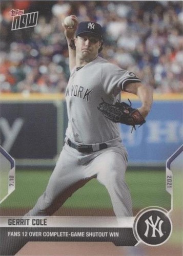 2021 Topps Now - Gerrit Cole #487