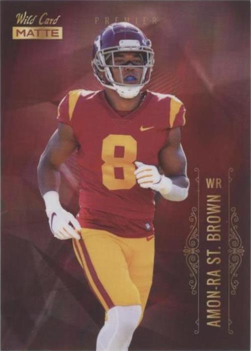 2021 Wild Card MATTE Amon-Ra St. Brown #MBC-58