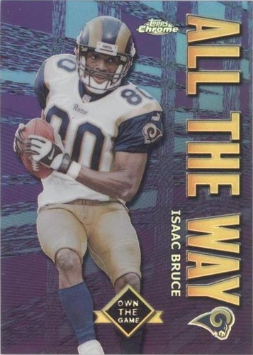 2001 Topps Chrome Isaac Bruce #AW8