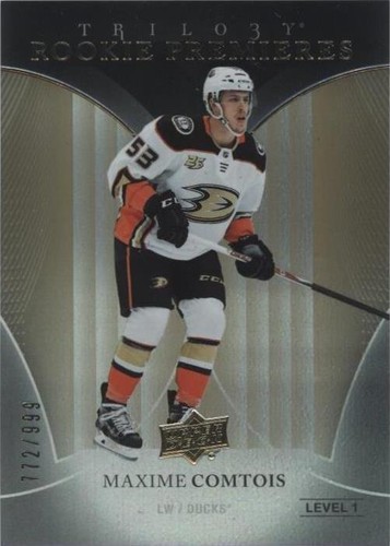 2018-19 Upper Deck Trilogy - Maxime Comtois #60
