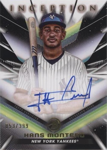 2023 Bowman Inception - Hans Montero #BPA-HM