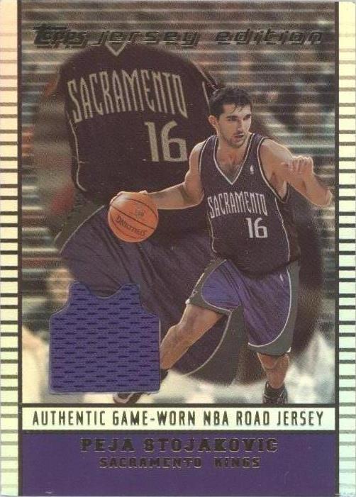 2002-03 Topps 球衣版 - Peja Stojakovic #JE PS