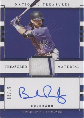 2020 Panini National Treasures - Brendan Rodgers #TMS-BR